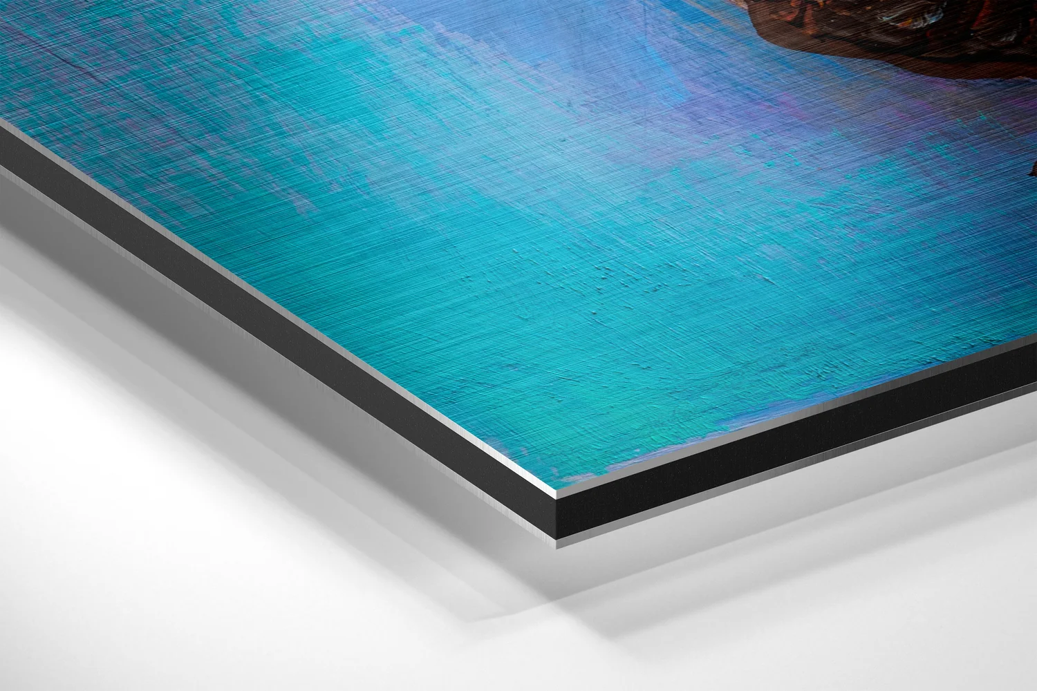 Butterfly Brushed Aluminium Dibond Wall Art - Image 2