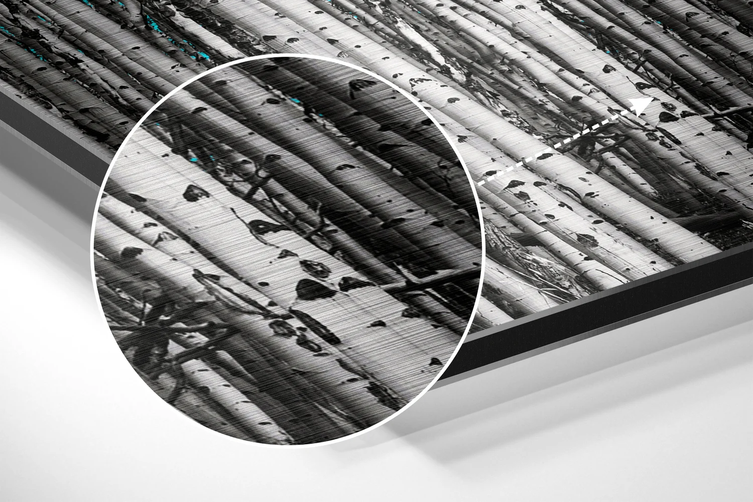 Forest Brushed Aluminium Dibond Wall Art - Image 3