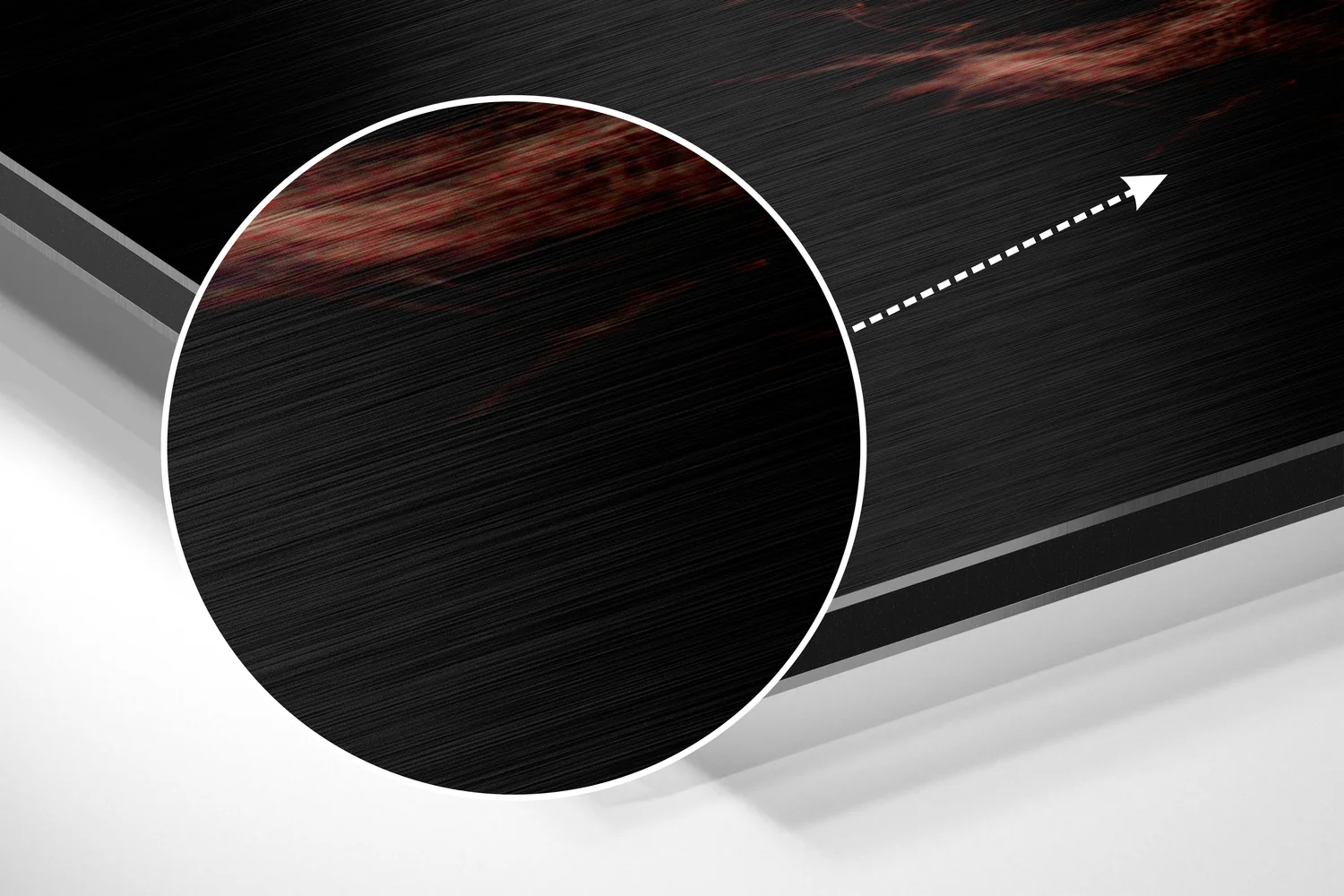 Feather Brushed Aluminium Dibond Wall Art - Image 3