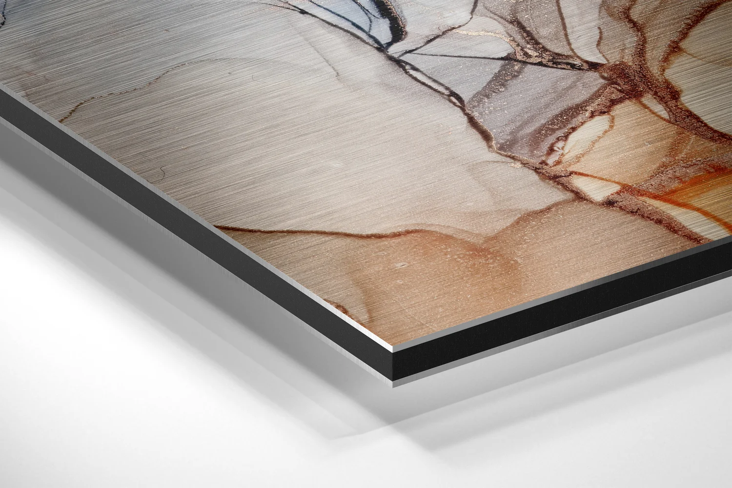 Marbleous Brushed Aluminium Dibond Wall Art - Image 2
