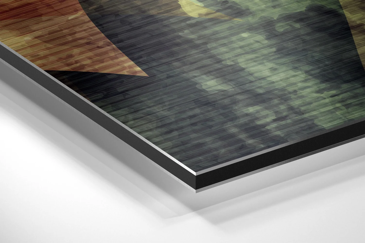 Hearts  Brushed Aluminium Dibond Wall Art - Image 2