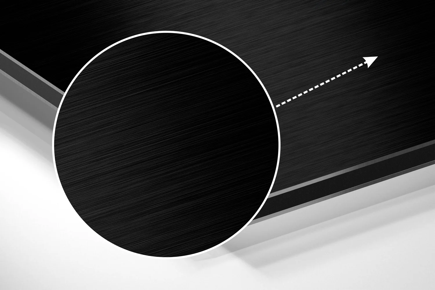 Cat in the Dark Brushed Aluminium Dibond Wall Art - Image 3