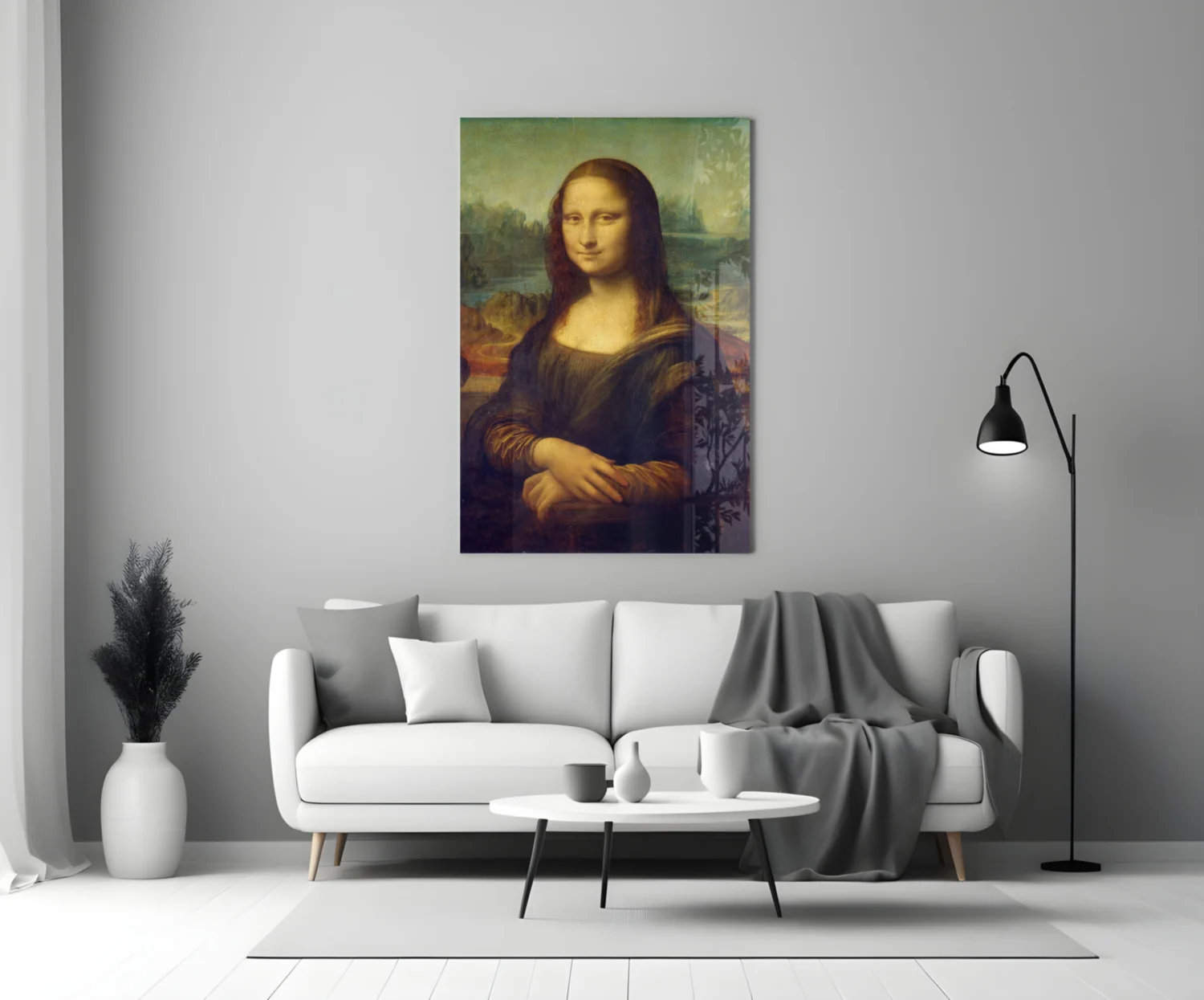 Mona Lisa Glass Wall Art - Image 4