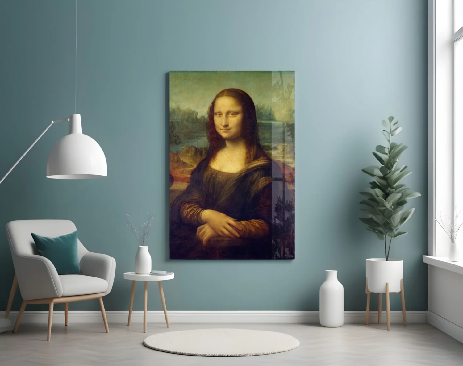 Mona Lisa Glass Wall Art - Image 5