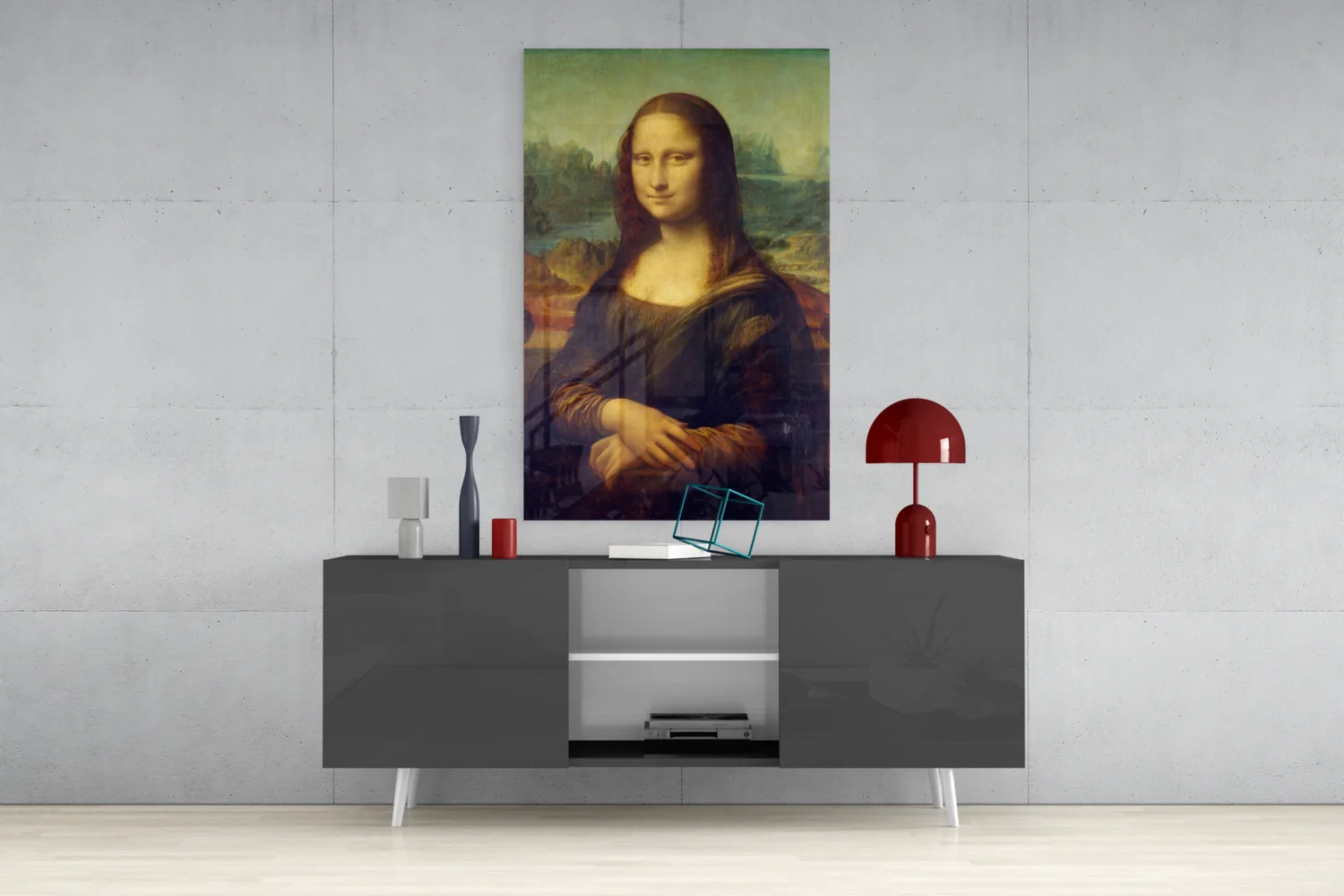 Mona Lisa Glass Wall Art - Image 9