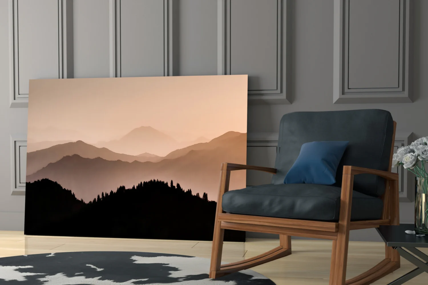 Mountains Glass Wall Art - Image 7
