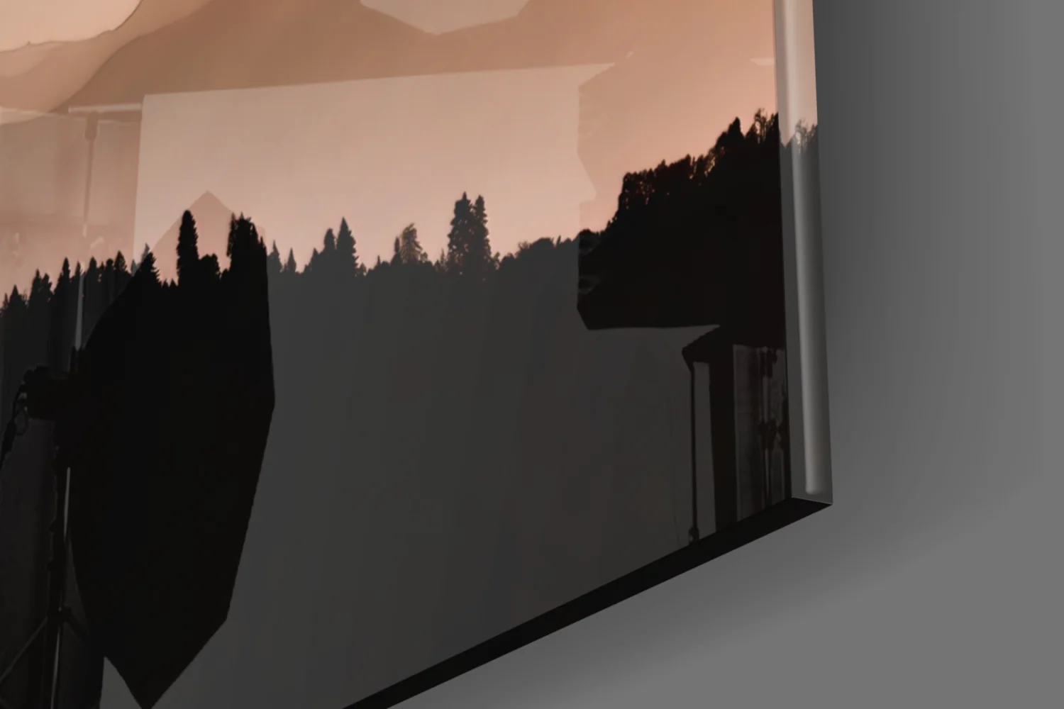 Mountains Glass Wall Art - Image 8