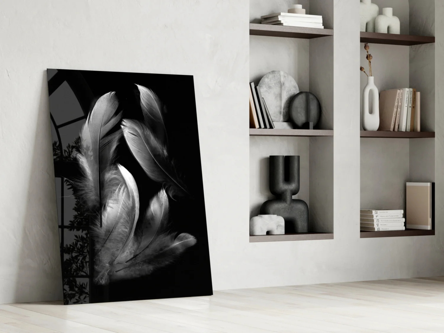Feather Glass Wall Art - Image 7