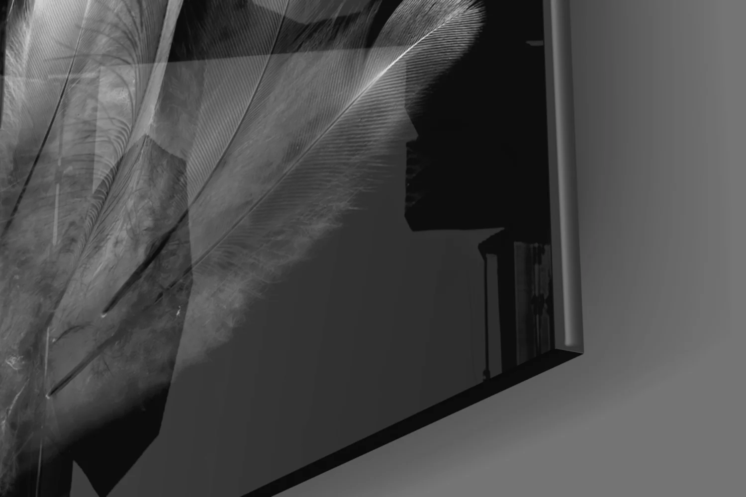 Feather Glass Wall Art - Image 8