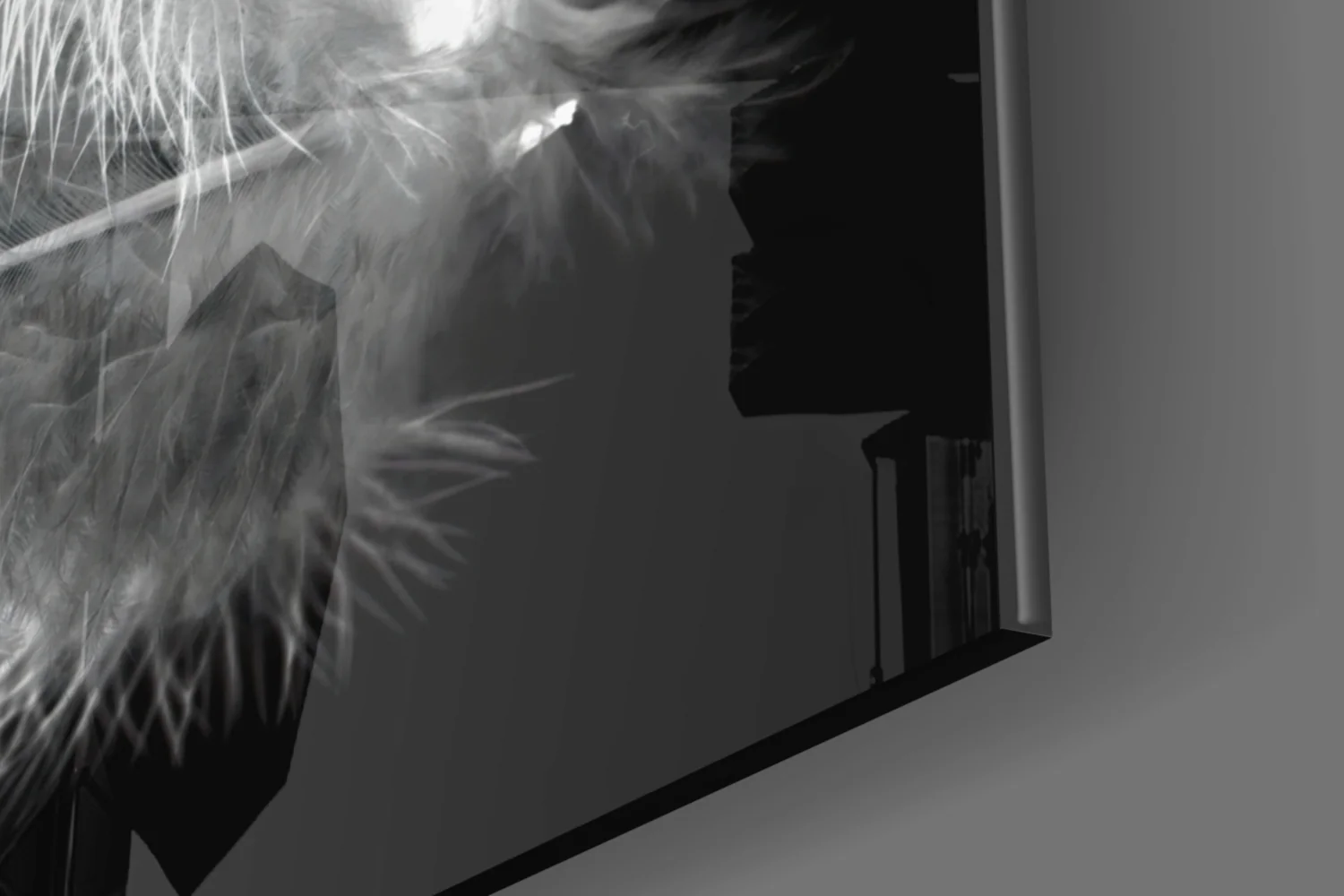 Feather Glass Wall Art - Image 8