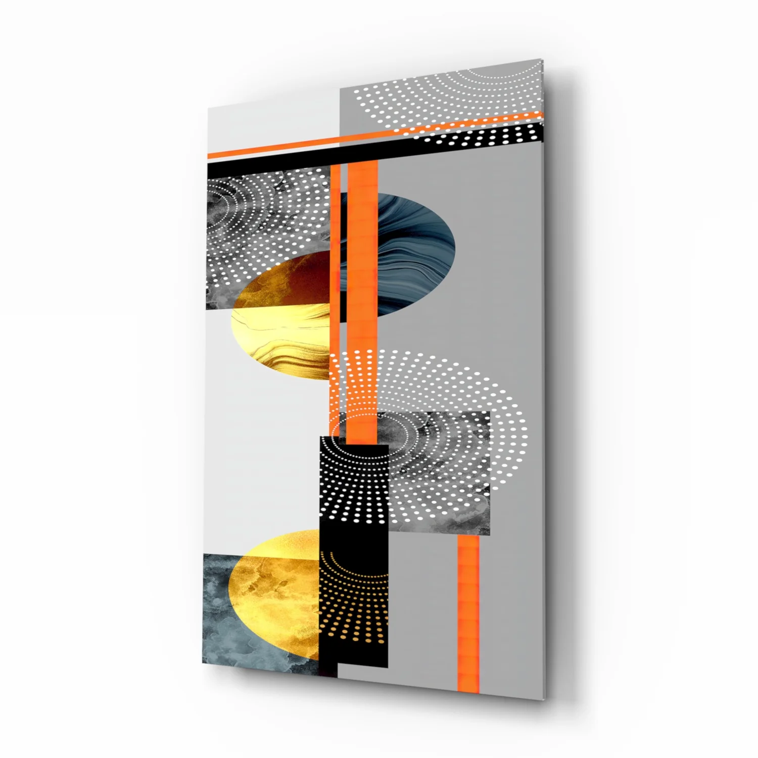 Abstract Glass Wall Art - Image 2