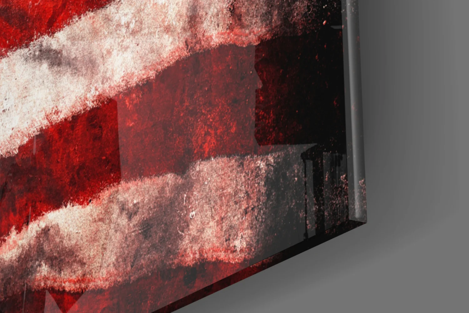 USA Flag Glass Wall Art - Image 8