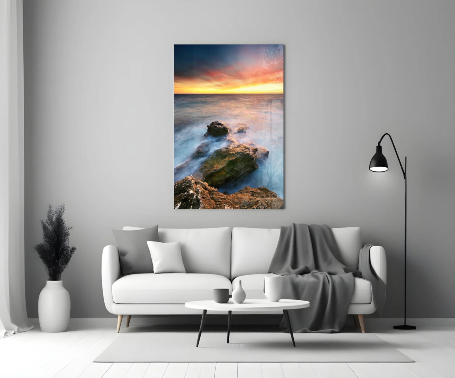 Sunset Glass Wall Art - Image 4