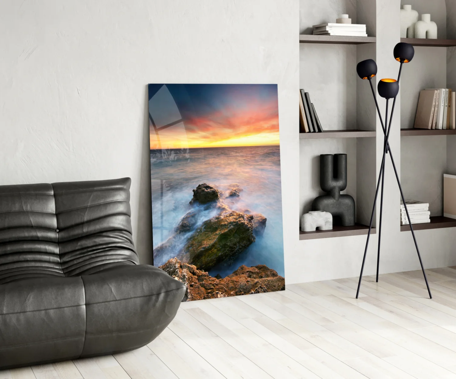 Sunset Glass Wall Art - Image 6