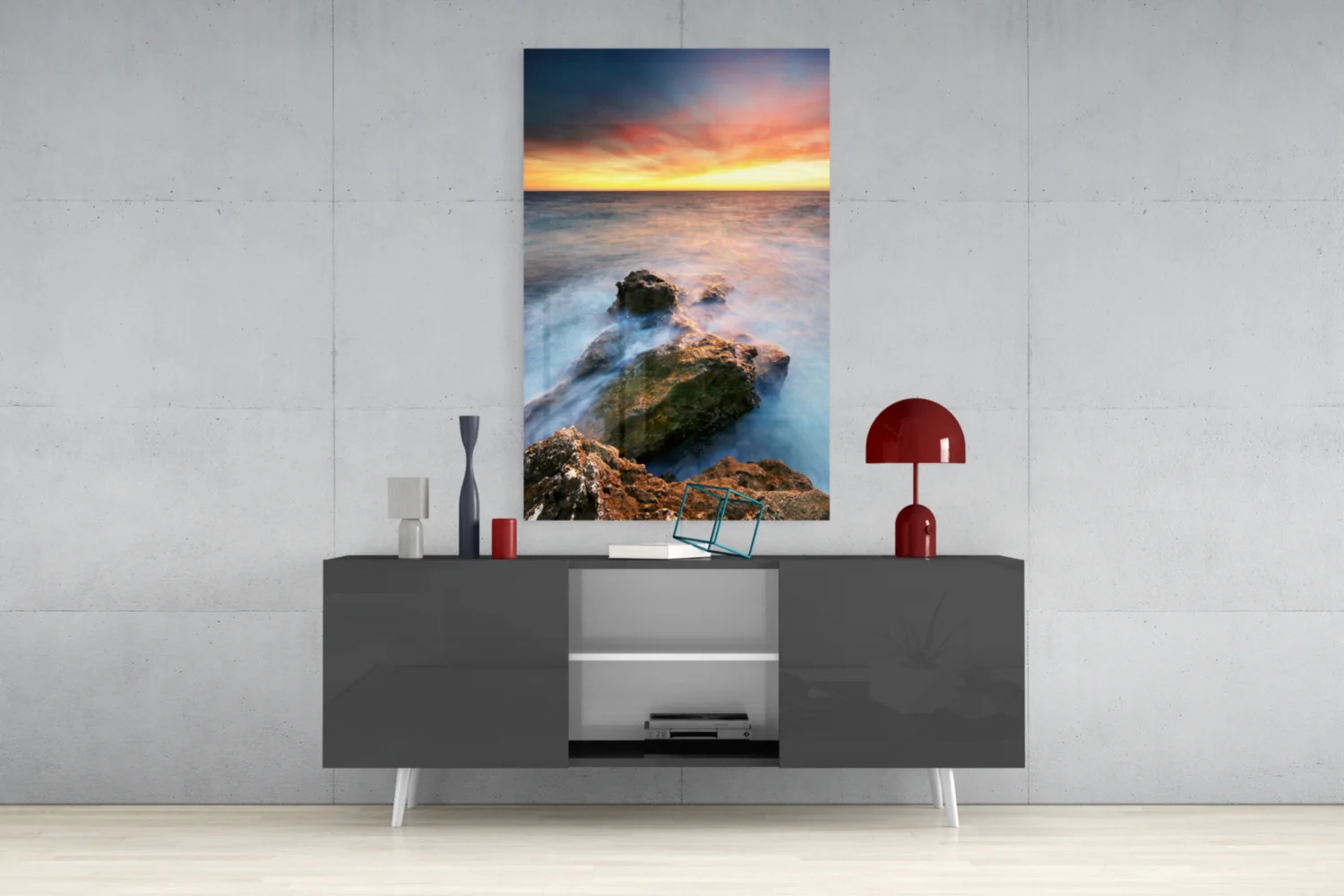 Sunset Glass Wall Art - Image 9