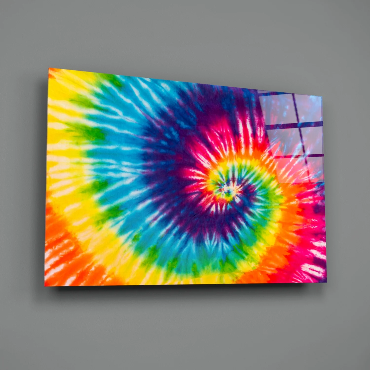 Rainbow Mosaic Glass Wall Art - Image 3