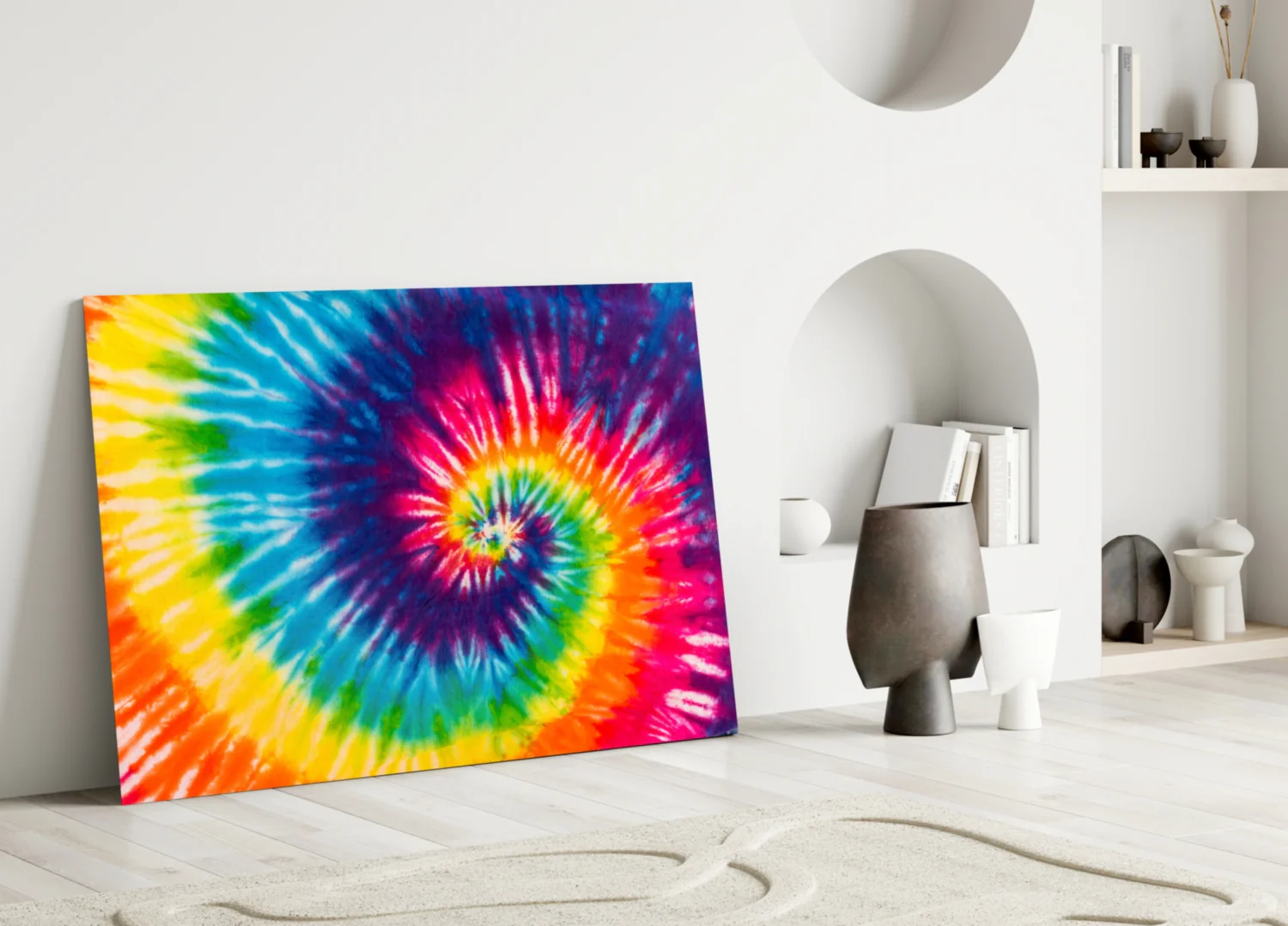 Rainbow Mosaic Glass Wall Art - Image 4
