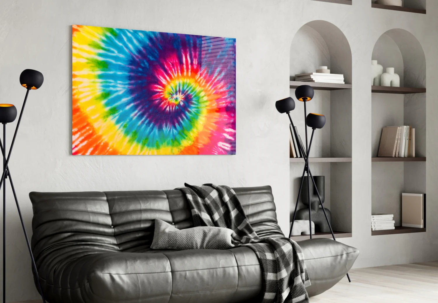 Rainbow Mosaic Glass Wall Art - Image 5