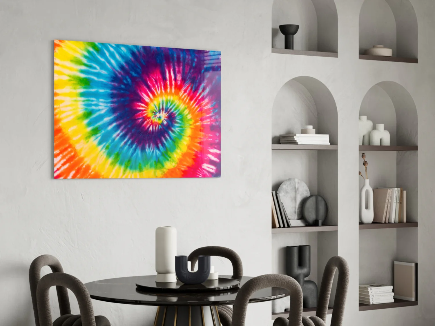 Rainbow Mosaic Glass Wall Art - Image 6