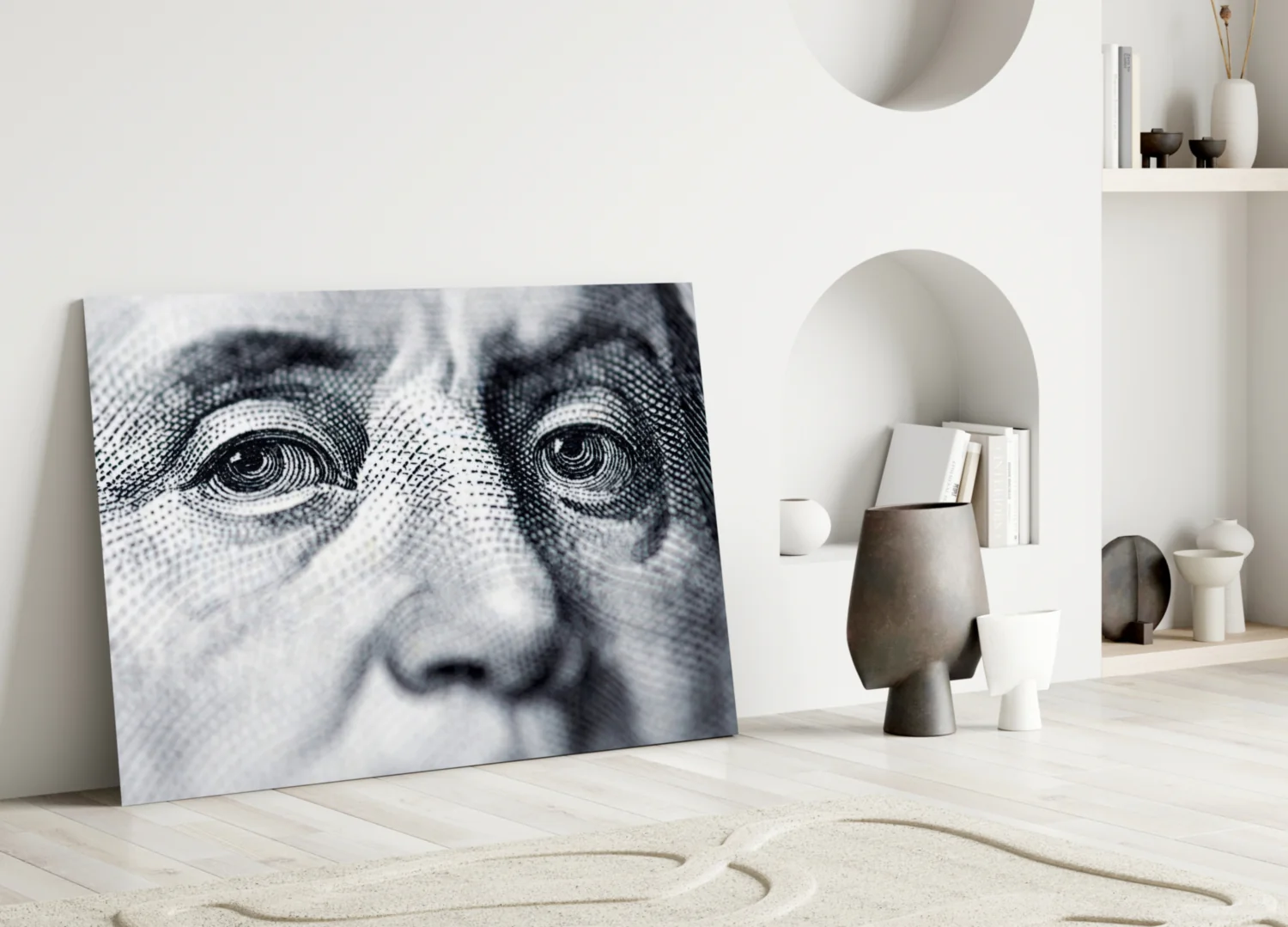 Benjamin Franklin Glass Wall Art - Image 4