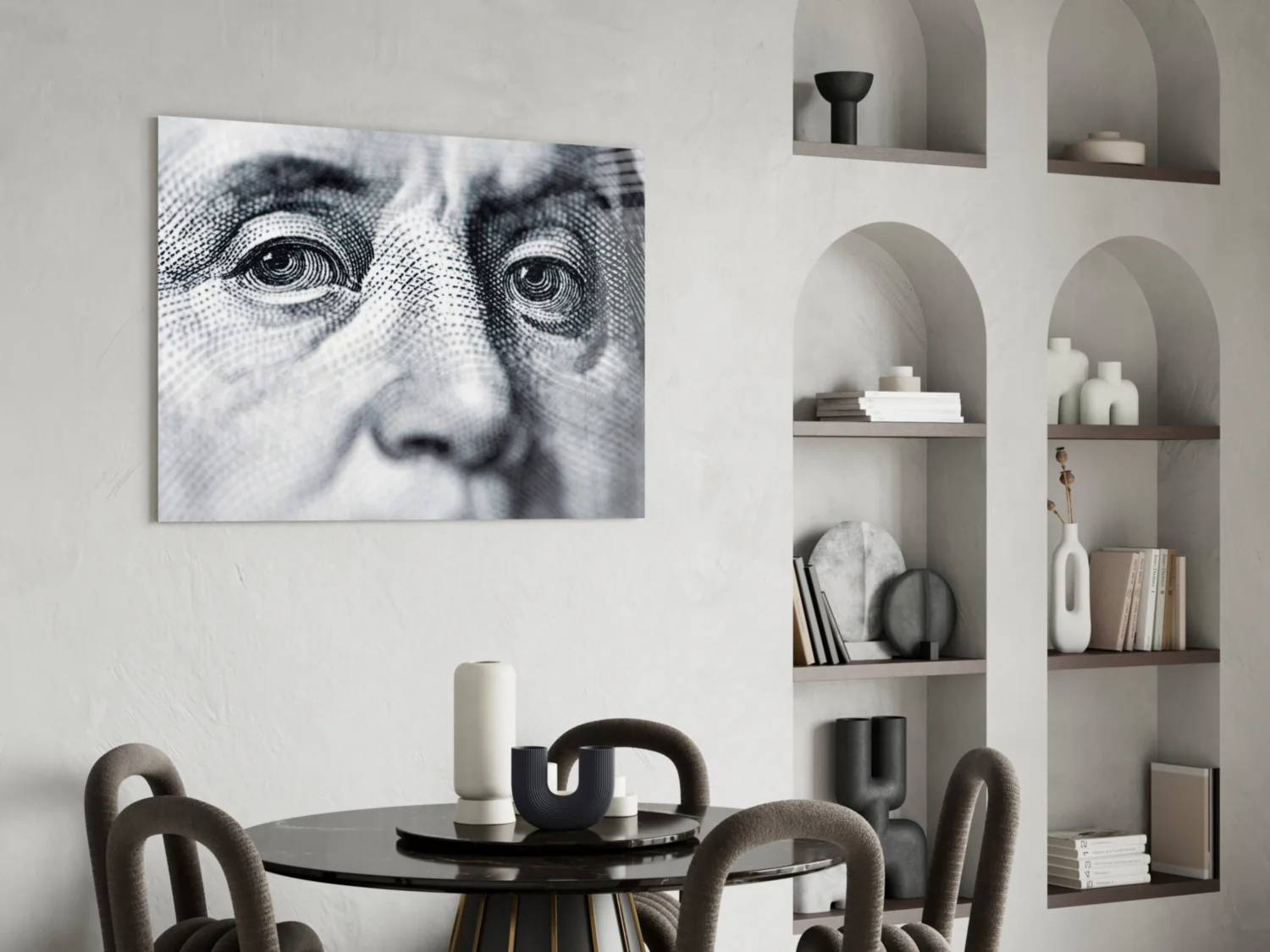 Benjamin Franklin Glass Wall Art - Image 6