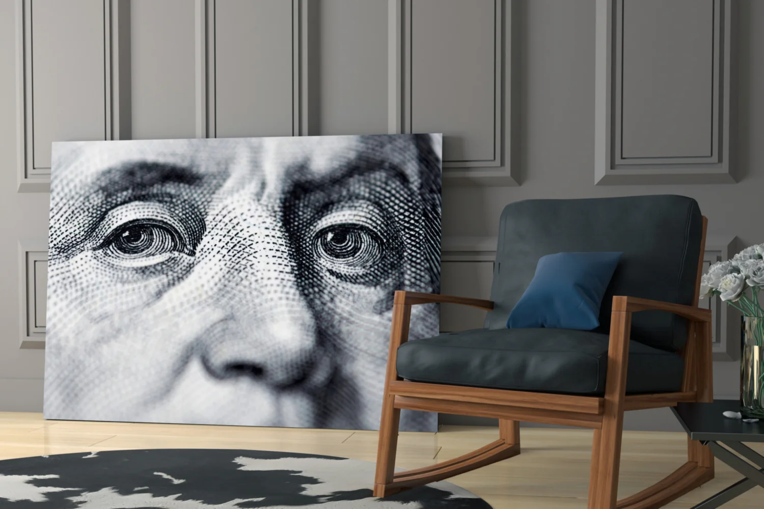 Benjamin Franklin Glass Wall Art - Image 7