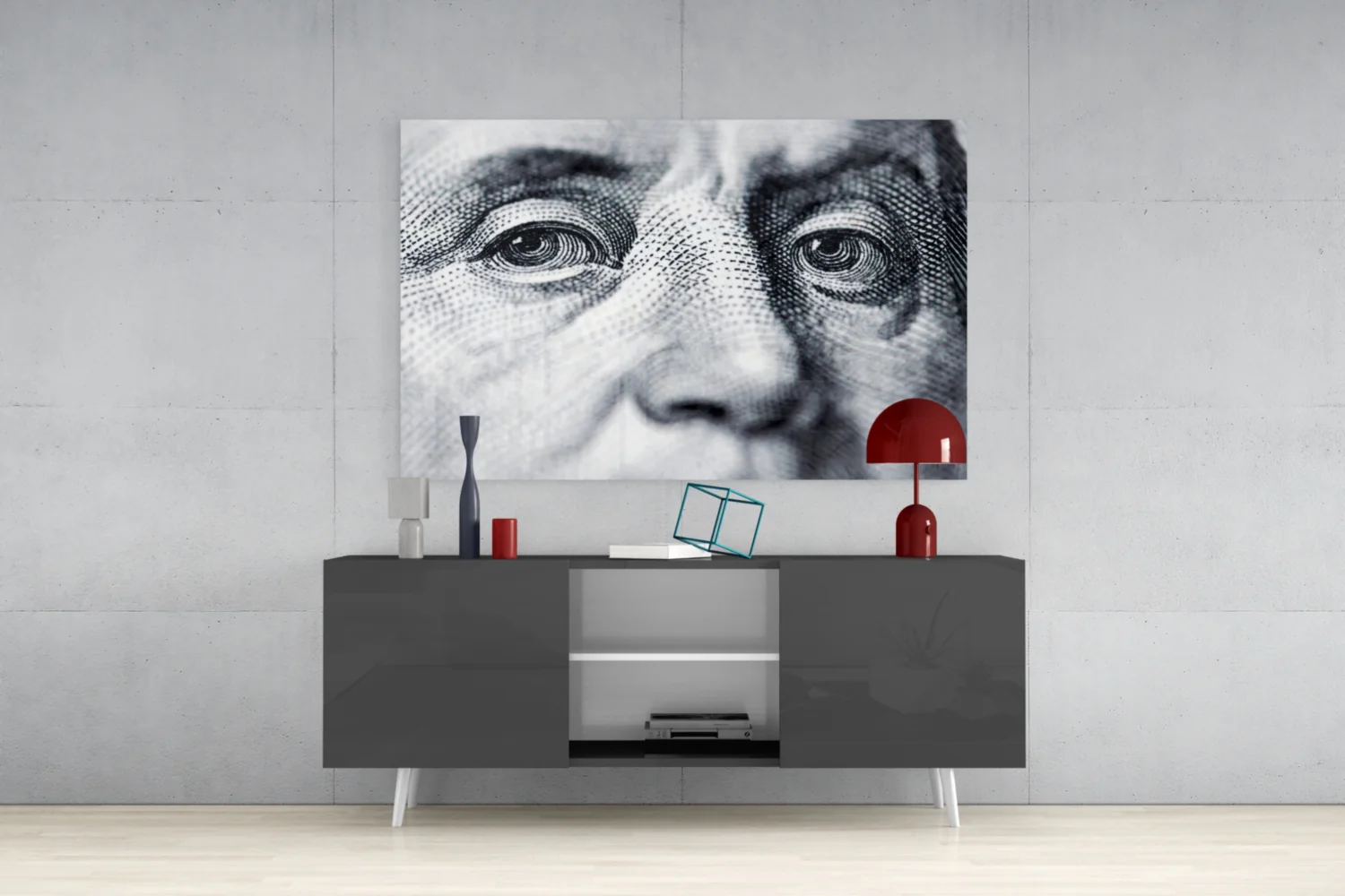 Benjamin Franklin Glass Wall Art - Image 9