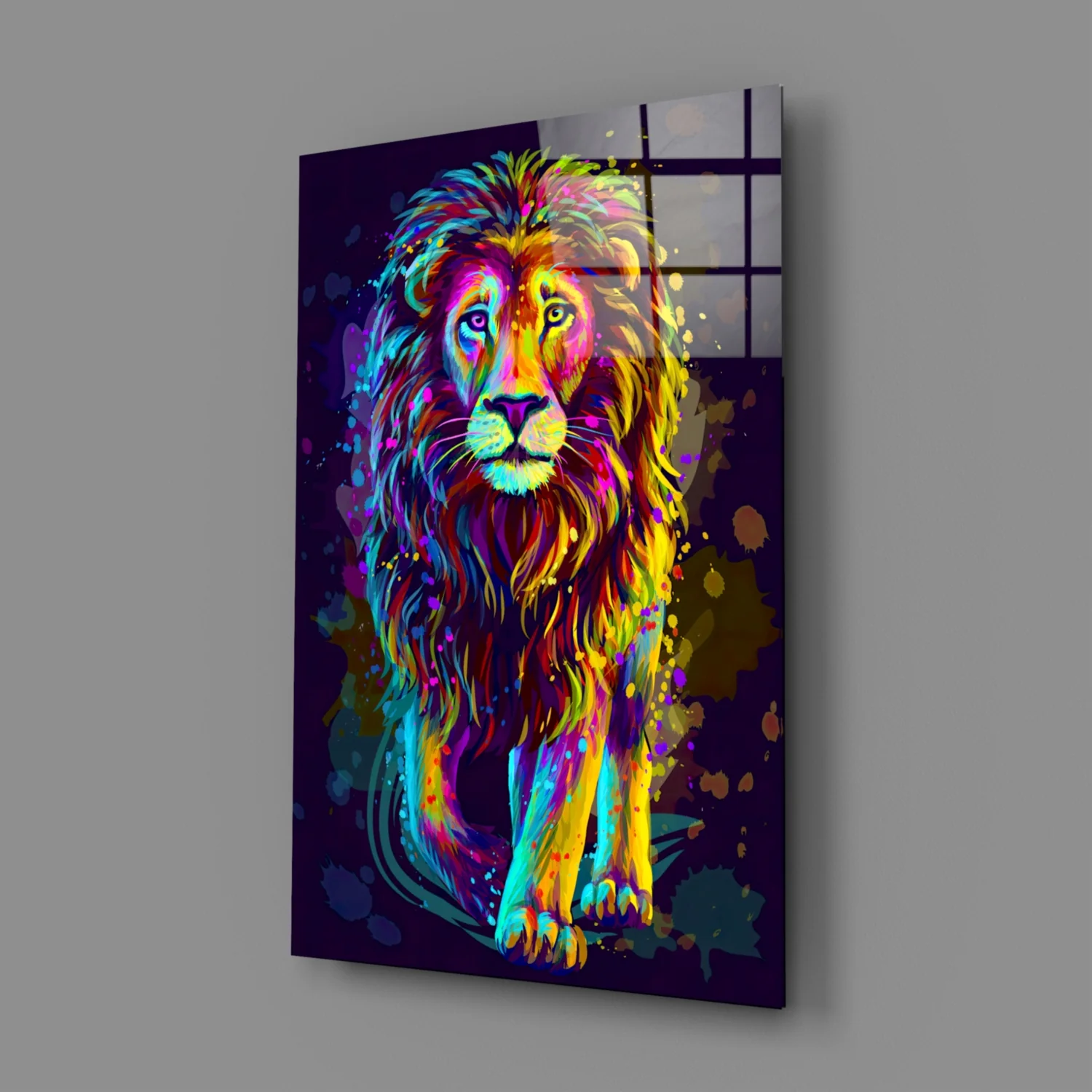 Lion Glass Wall Art - Image 3
