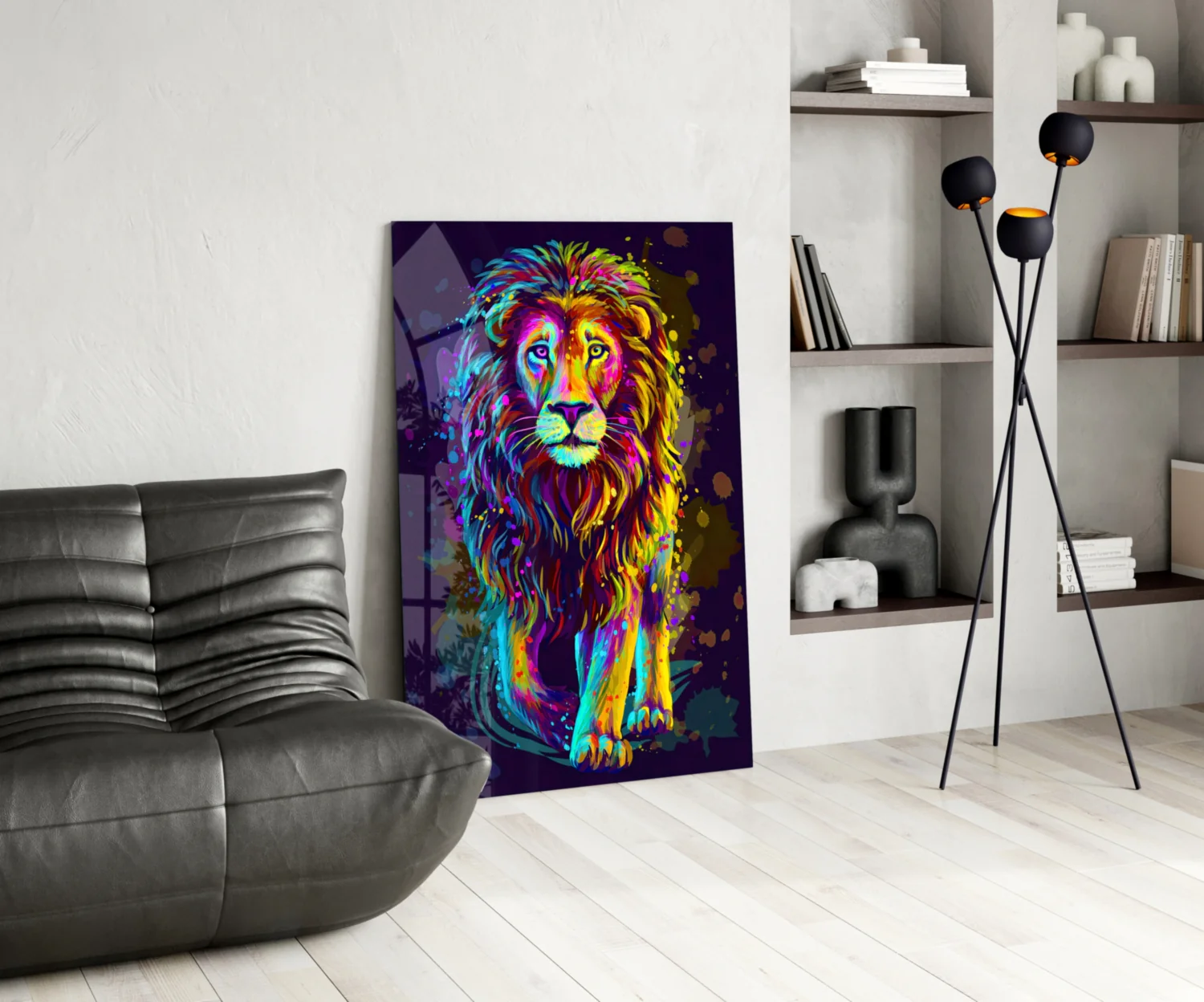 Lion Glass Wall Art - Image 6
