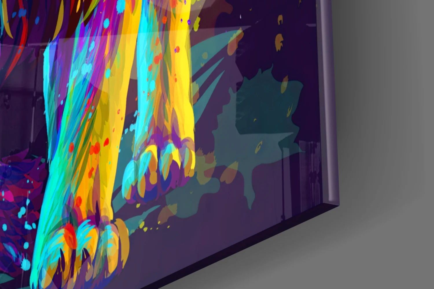Lion Glass Wall Art - Image 8