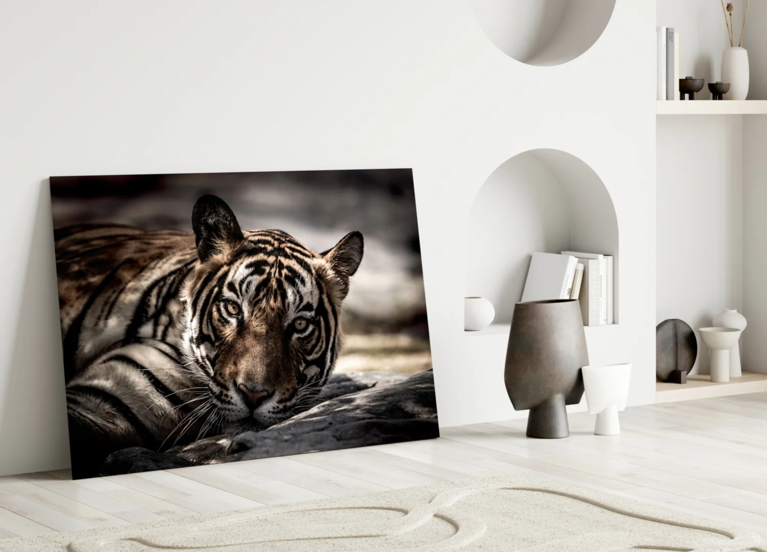 Tiger Glass Wall Art - Image 4