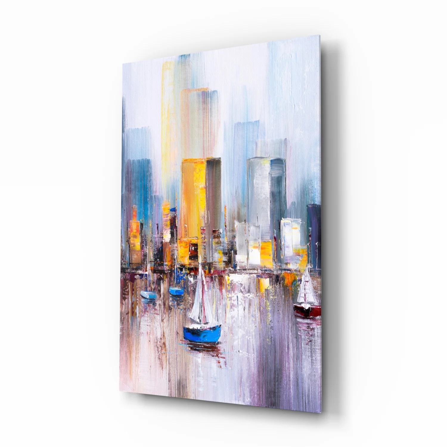 Abstract Glass Wall Art - Image 2