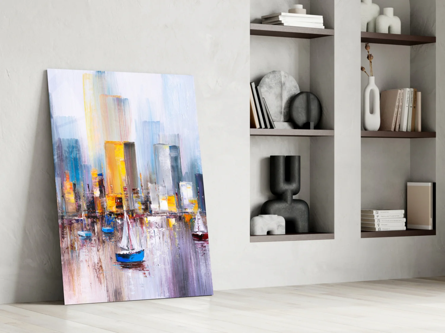 Abstract Glass Wall Art - Image 7
