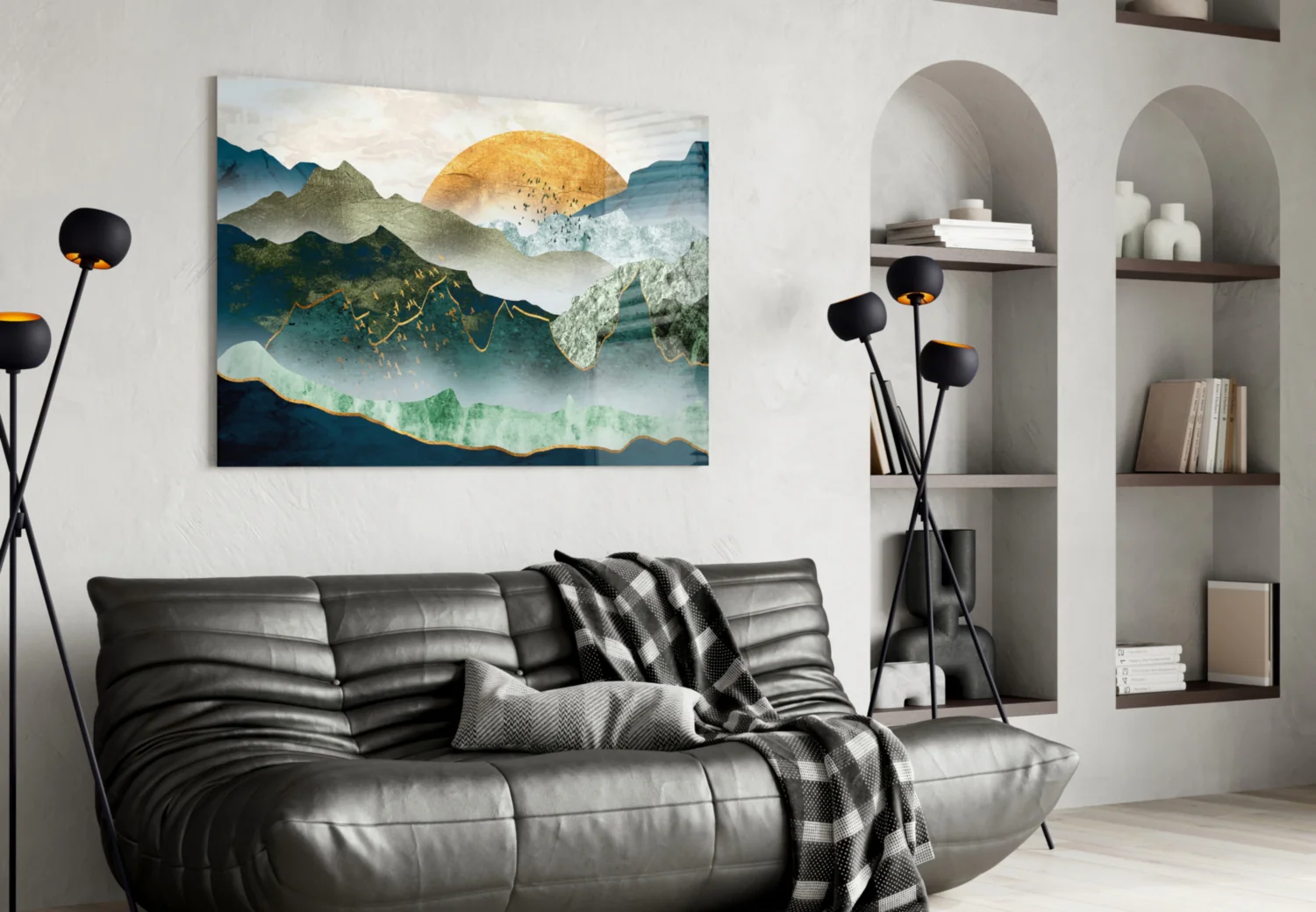 Sunrise Glass Wall Art - Image 5