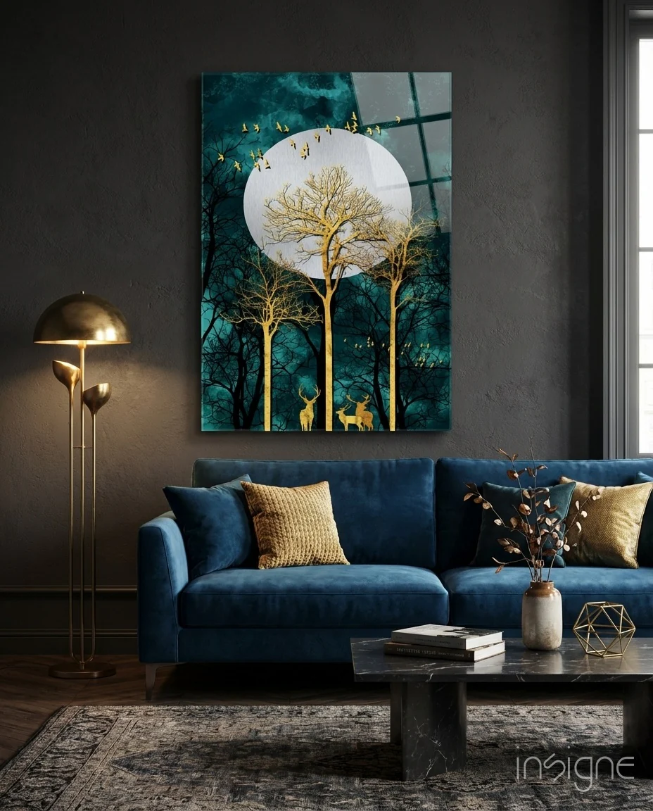 Night Glass Wall Art