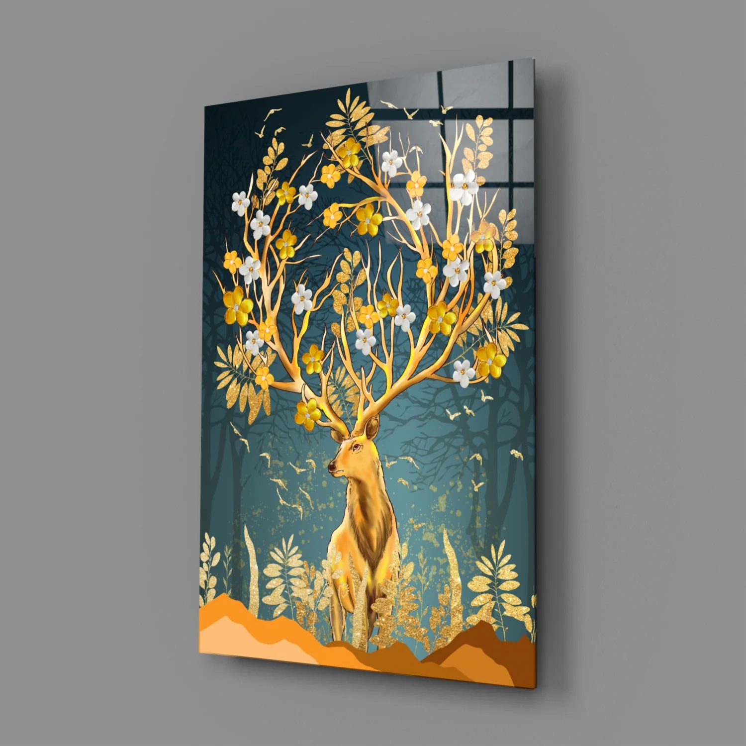 Deer Glass Wall Art - Image 3