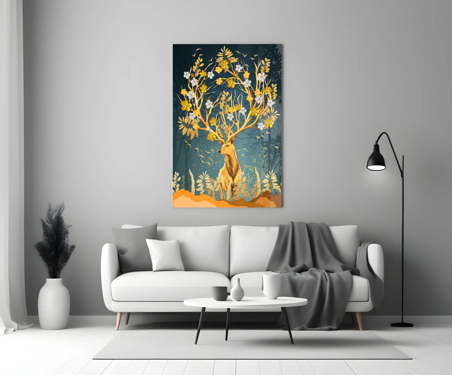 Deer Glass Wall Art - Image 4