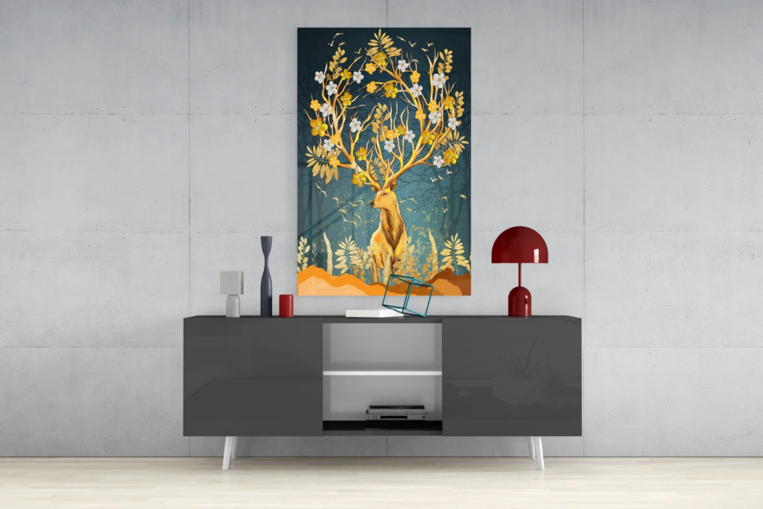 Deer Glass Wall Art - Image 9