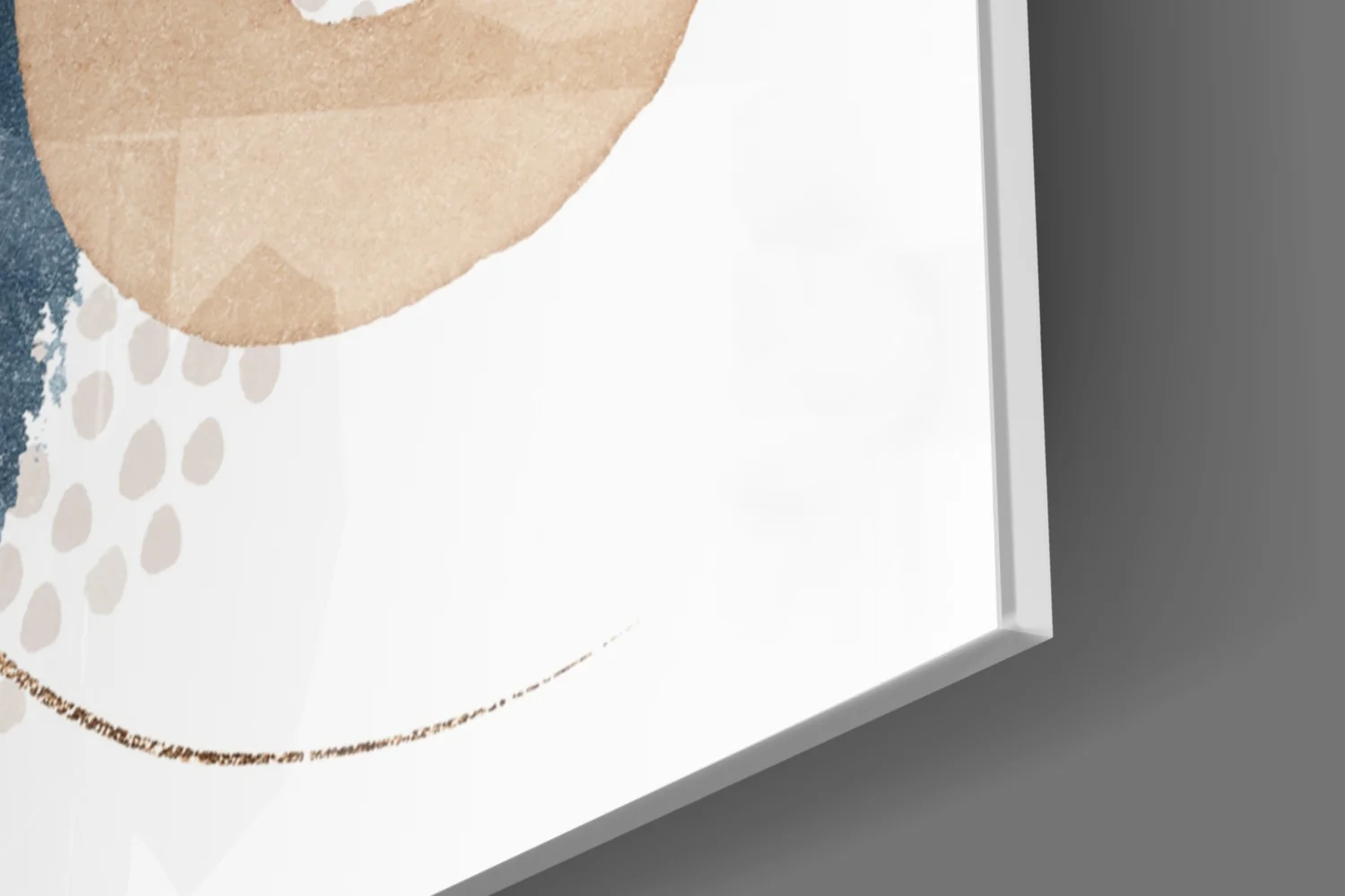 Abstract Shapes Glass Wall Art - Image 8
