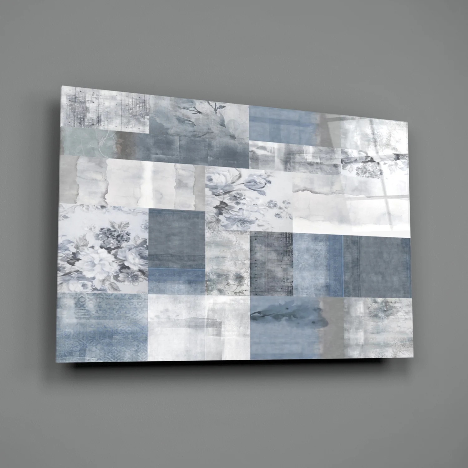 Abstract Glass Wall Art - Image 3