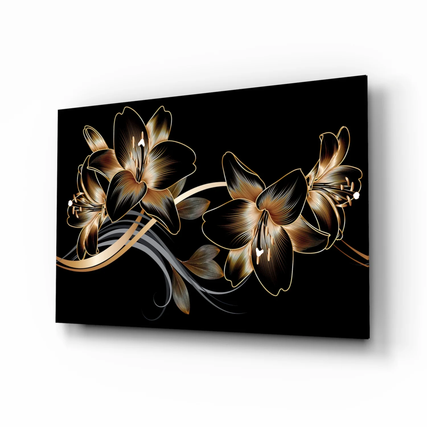 Flower Glass Wall Art - Image 2