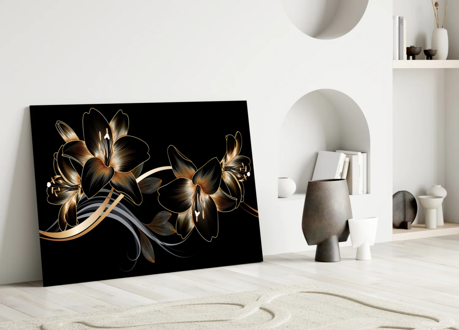 Flower Glass Wall Art - Image 4