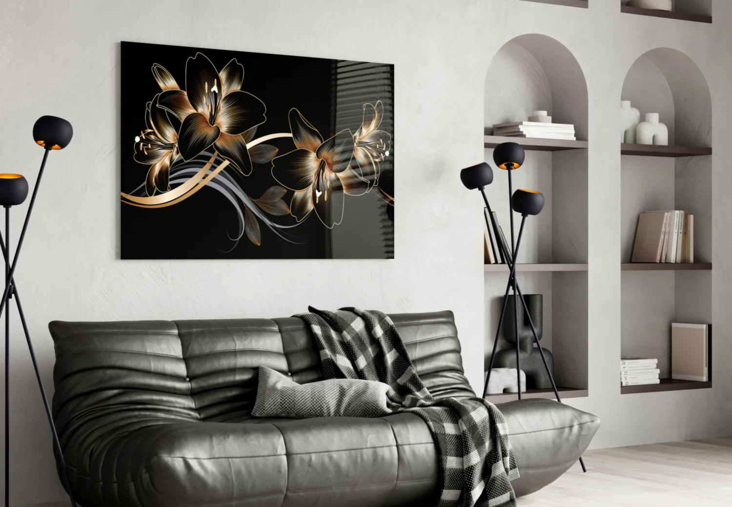 Flower Glass Wall Art - Image 5