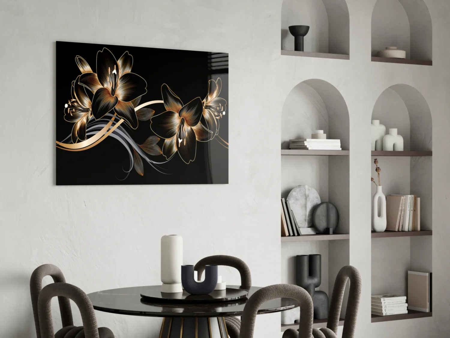 Flower Glass Wall Art - Image 6
