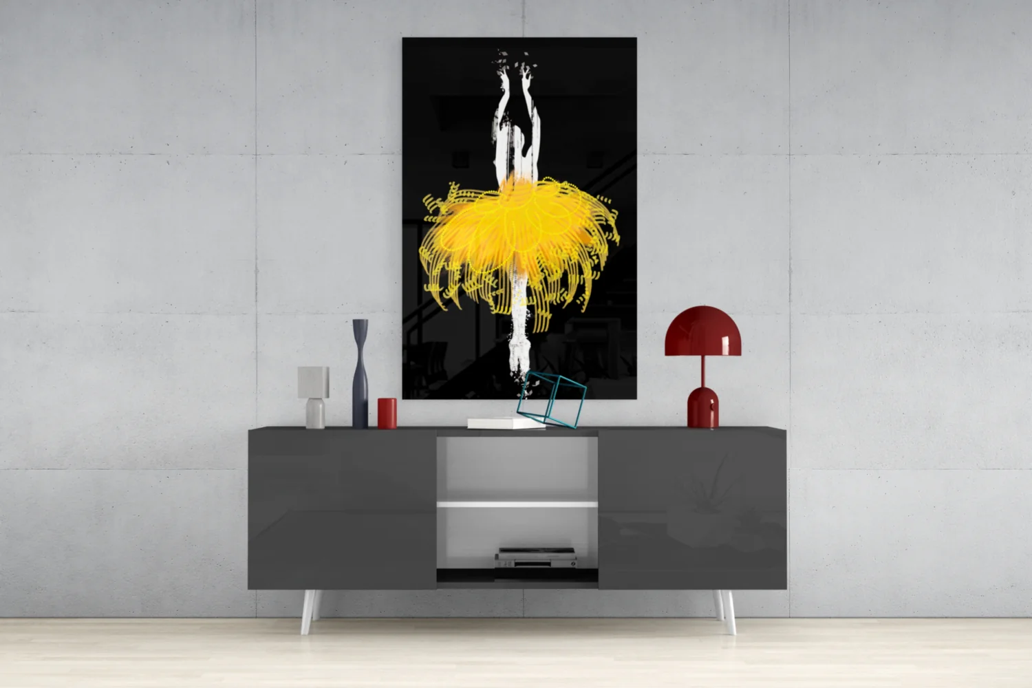 Ballerina Glass Wall Art - Image 9