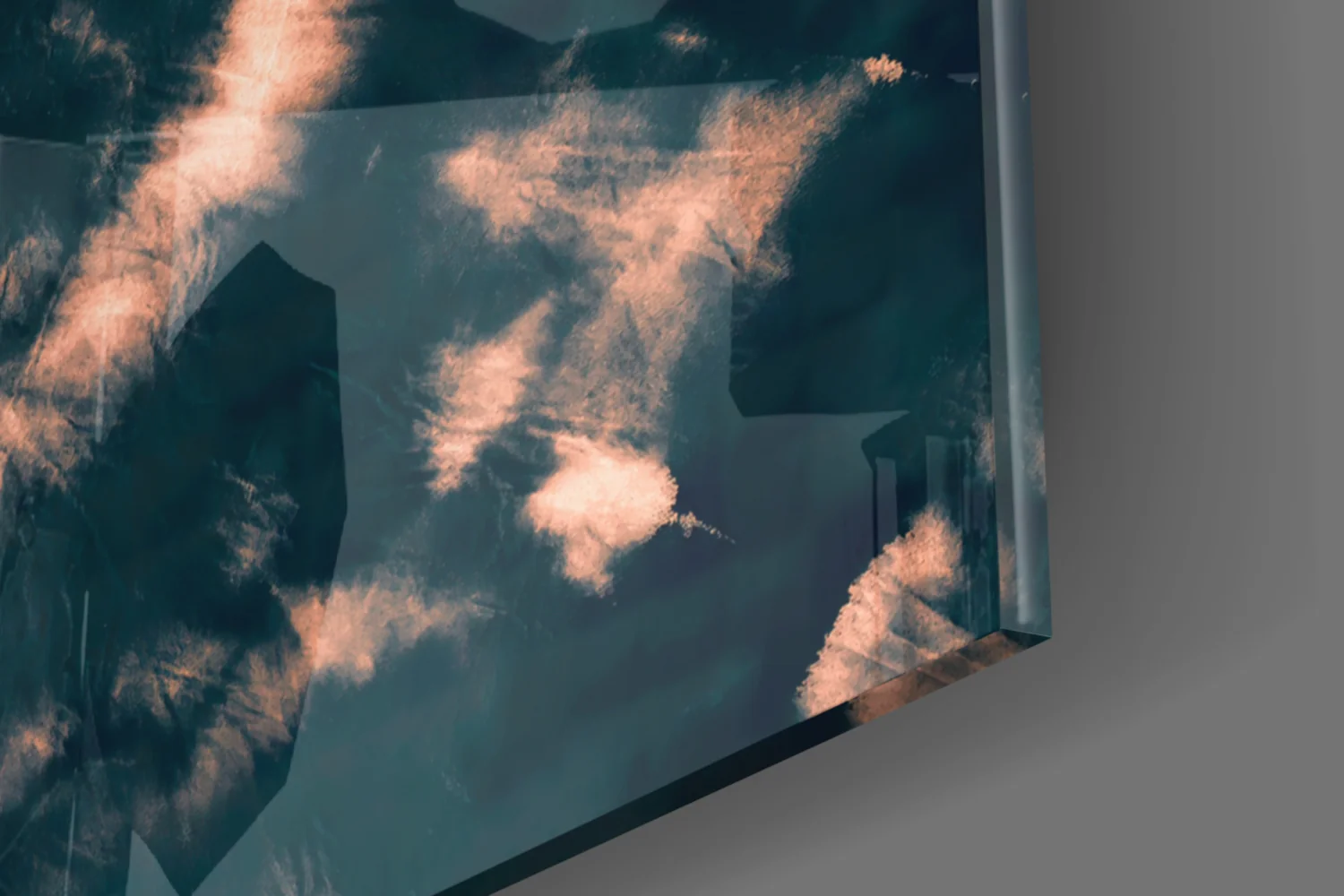 Abstract Glass Wall Art - Image 8