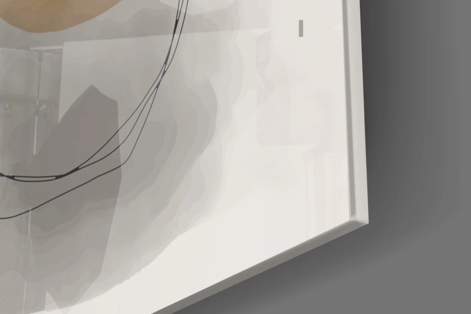 Abstract Shapes Glass Wall Art - Image 8