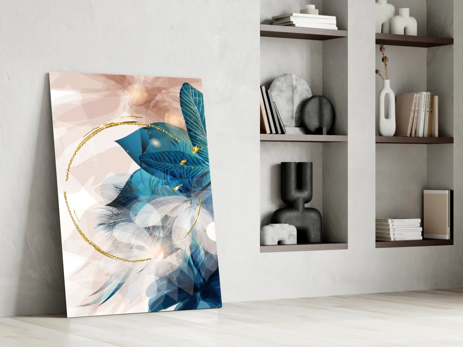 Abstract Flower Glass Wall Art - Image 7