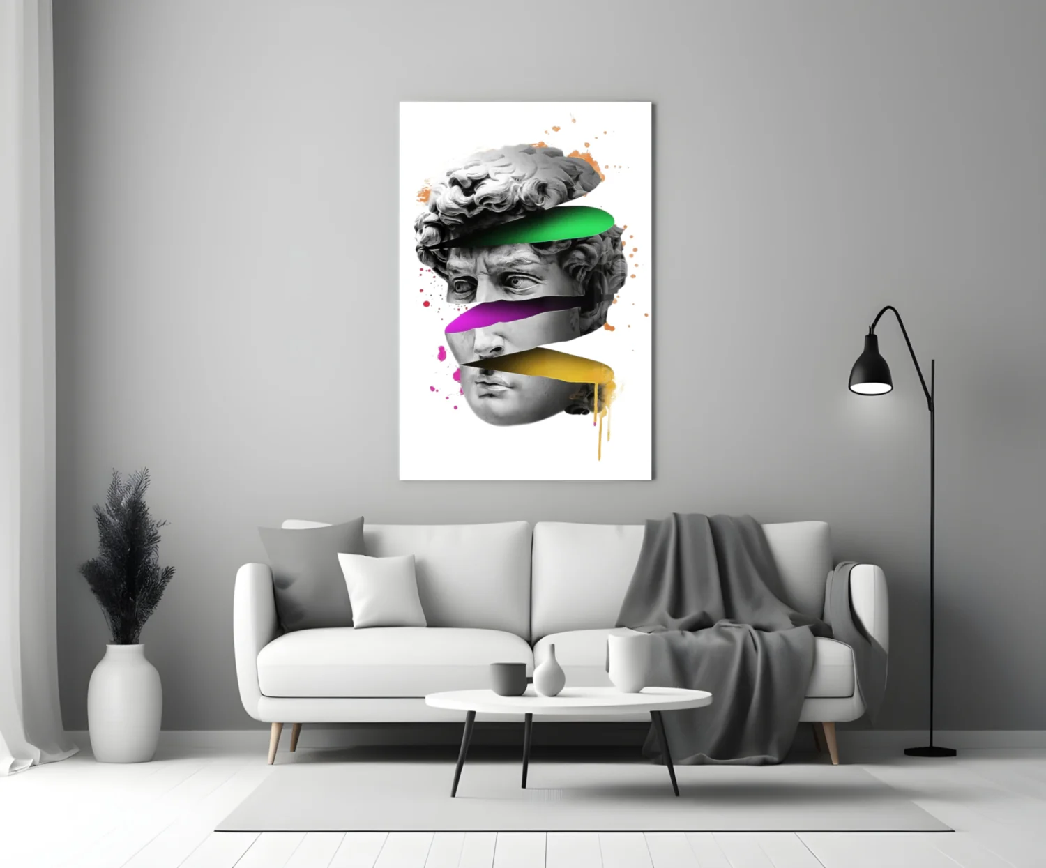 Sculpture Glass Wall Art - Image 4