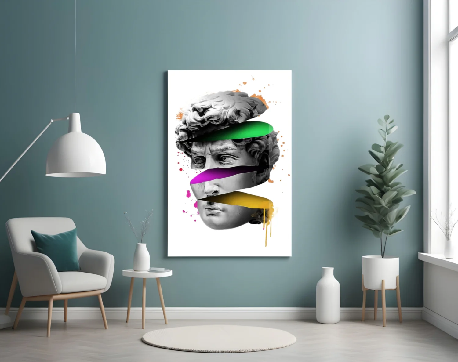 Sculpture Glass Wall Art - Image 5